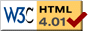 HTML 4.01 Vlido!